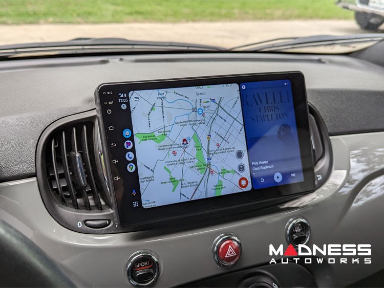 FIAT 500 Radio Head Unit Upgrade System w/ install Kit, F500RDOT2V2B